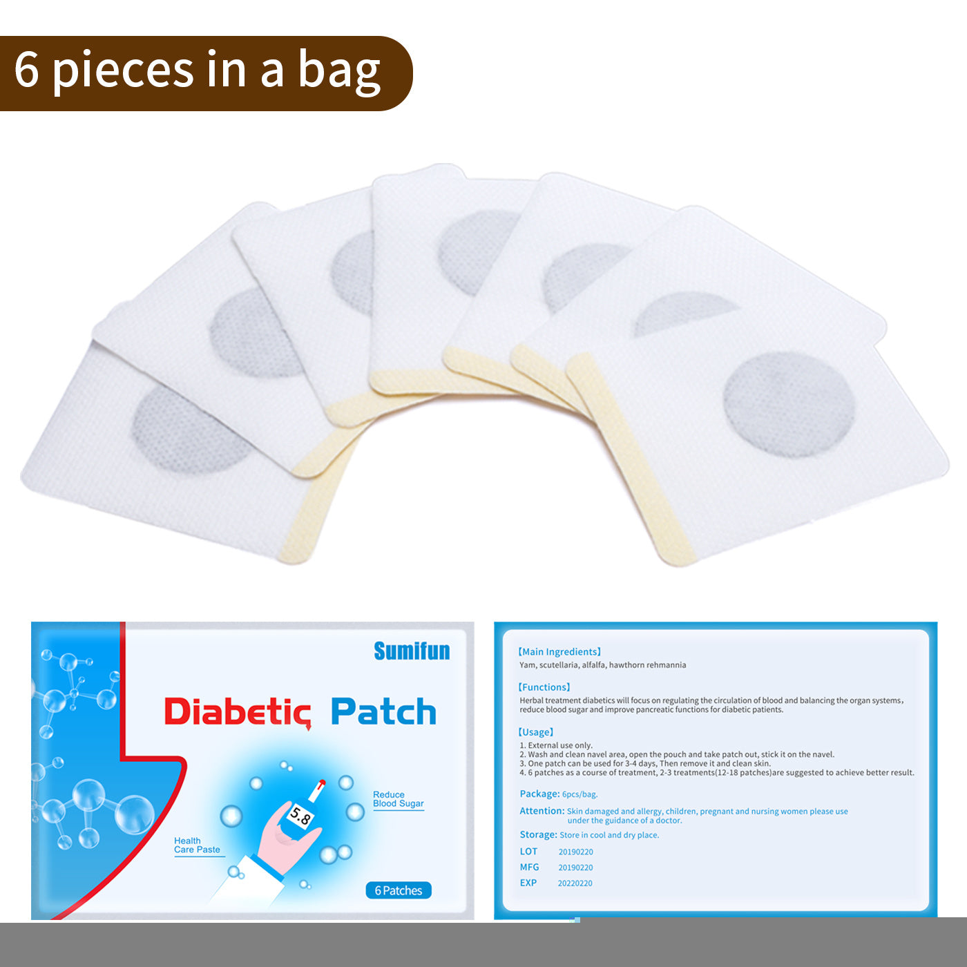 Natural Herbs 6 Creams Per Pack